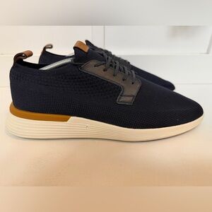 Wolf & Shepherd Swiftknit Derby Navy Blue White Knit Shoes Men's Size 13